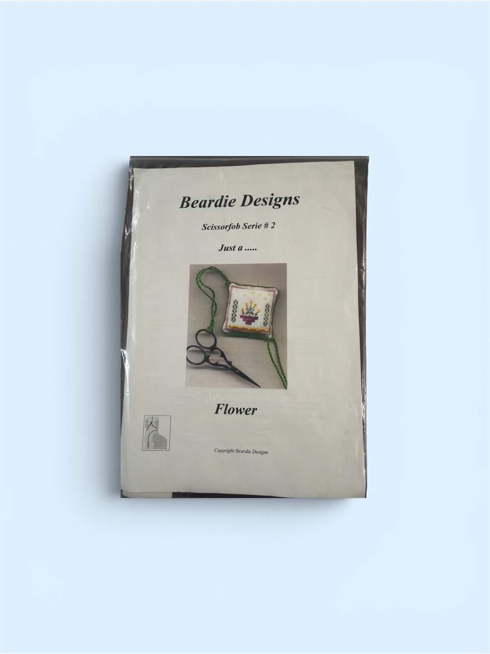 Beardie Designs Just a ….. Flower Scissorfob Series #2